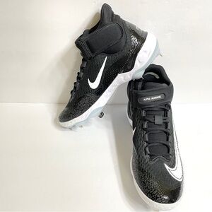 Nike Alpha Huarache Elite 4 Mid Baseball Cleats Size 13 DJ6520-001